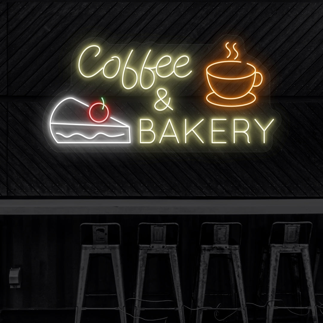 Coffee & Bakery neon Sign