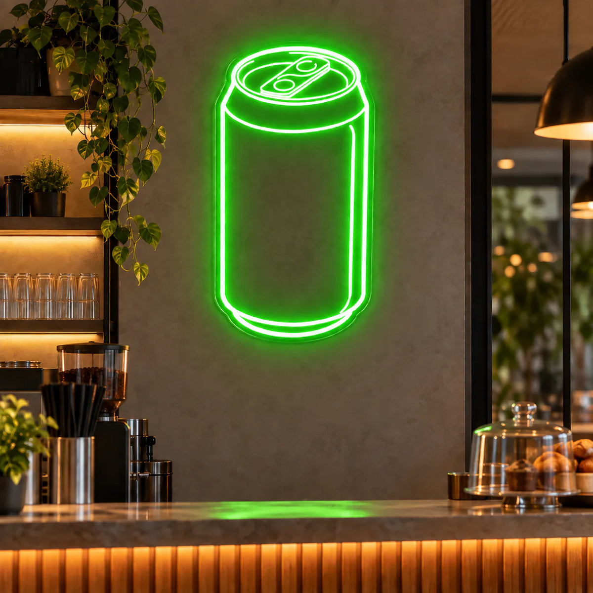 Cold Drink Can Neon Sign