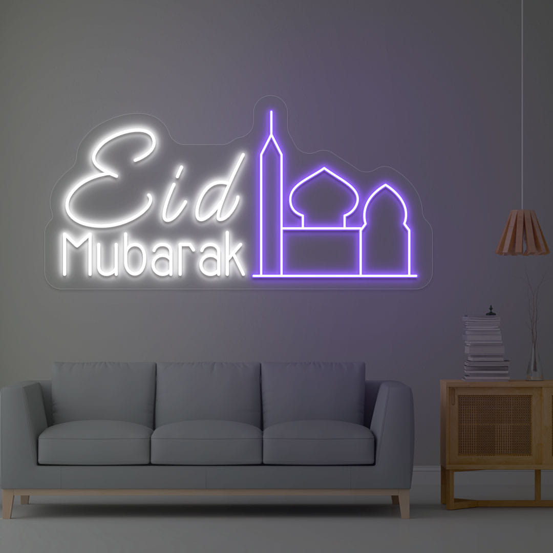 Eid Mubarak Neon Sign