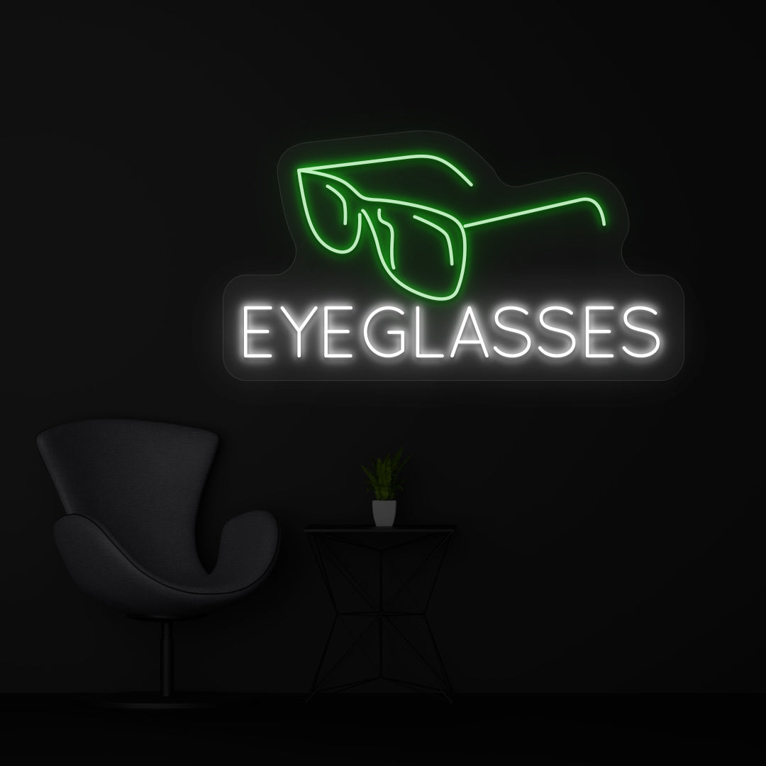 Eye Glasses Neon Sign
