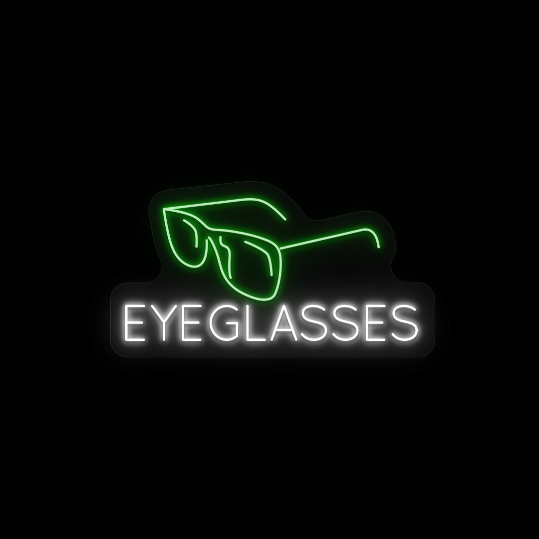 Eye Glasses Neon Sign