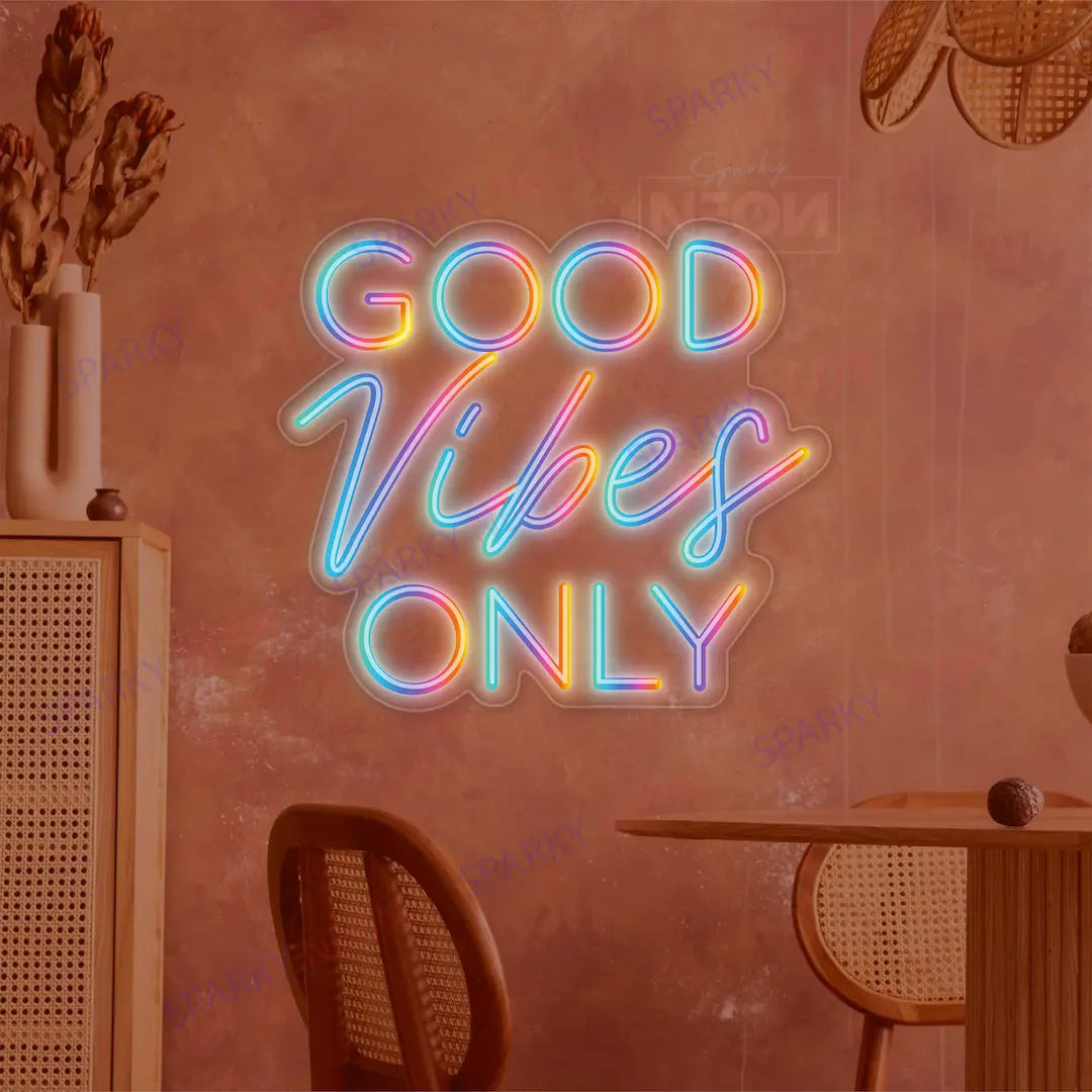 Good Vibes Only Neon Light