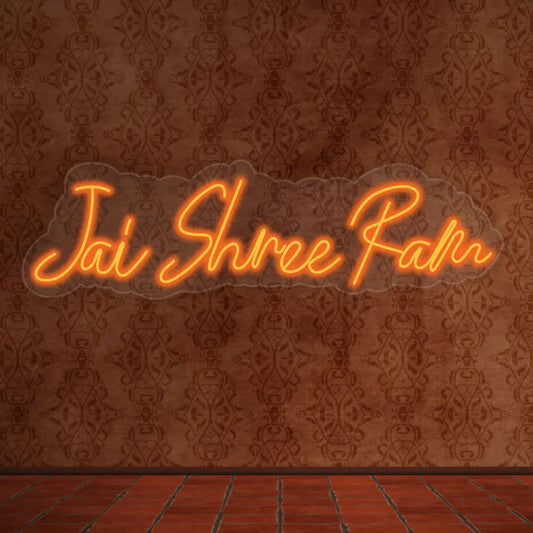 Jai Shree Ram Neon Light Sign