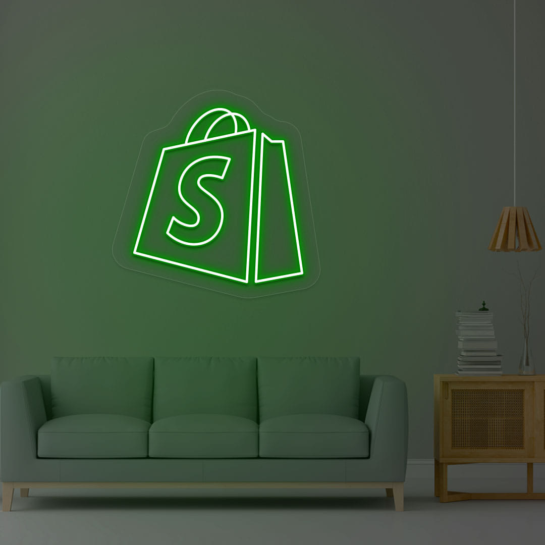 Shopify Logo LED Neon Sign