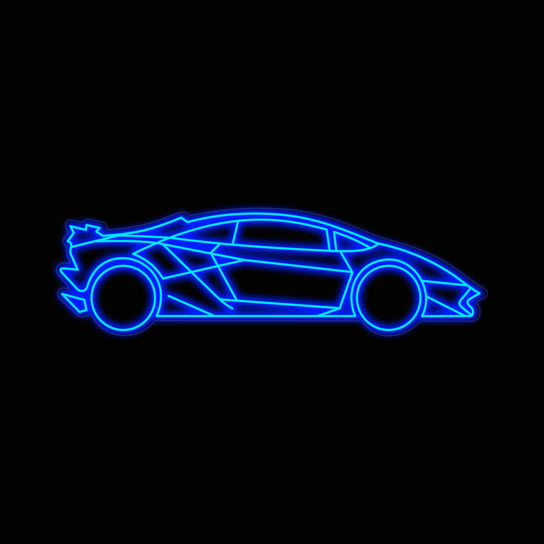 Lamborghini Car Neon Sign