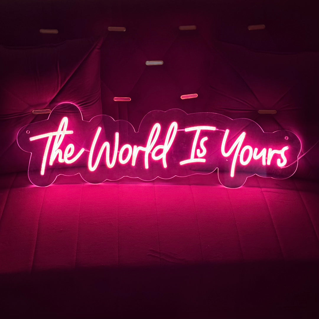 the world is your led