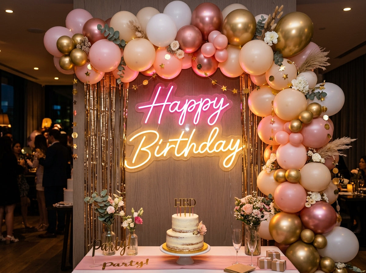 Happy Birthday Neon Lights