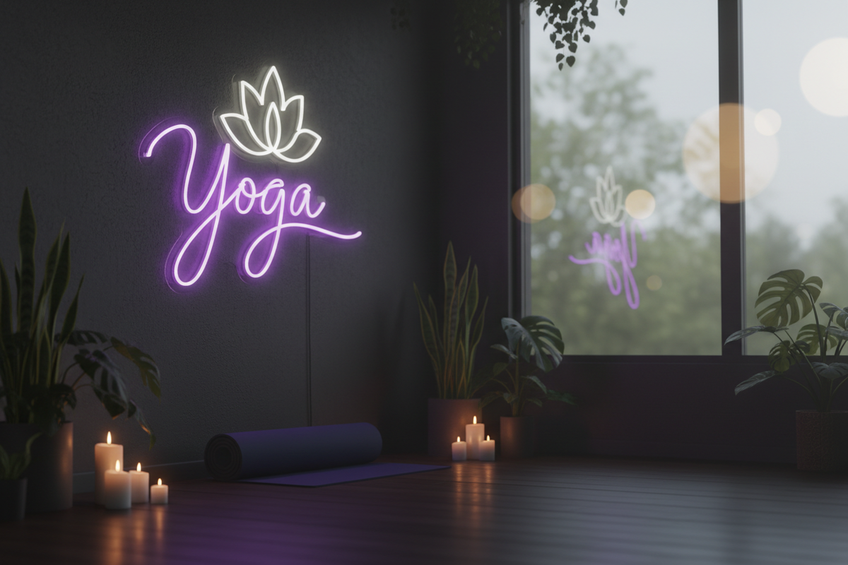 Yoga Neon Sign lifestyle