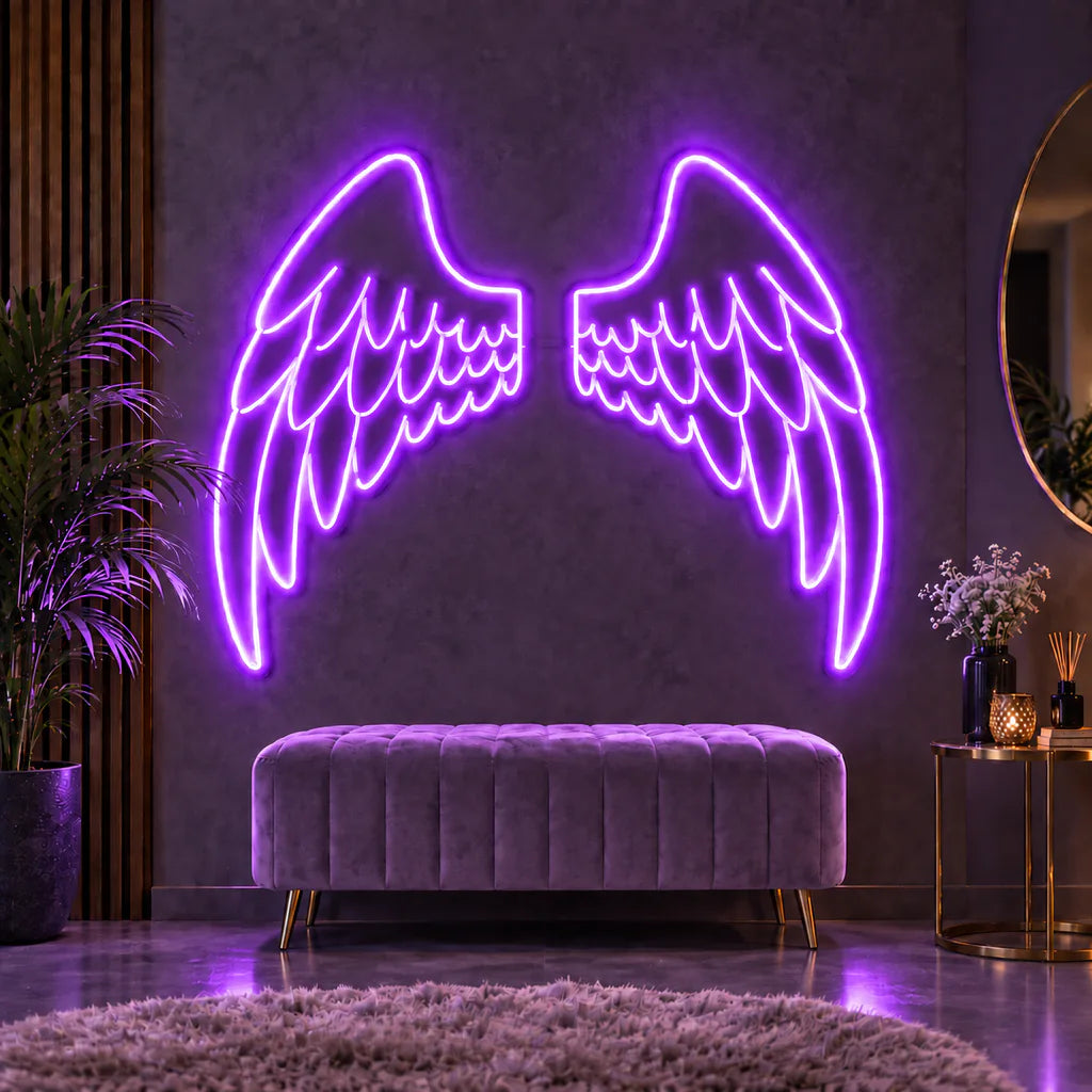Angel Wings Neon Sign