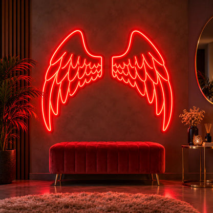 Angel Wings Neon Sign