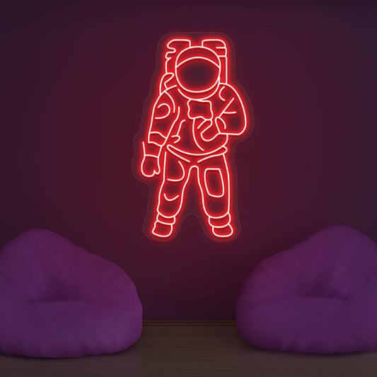 Astronaut Neon Sign