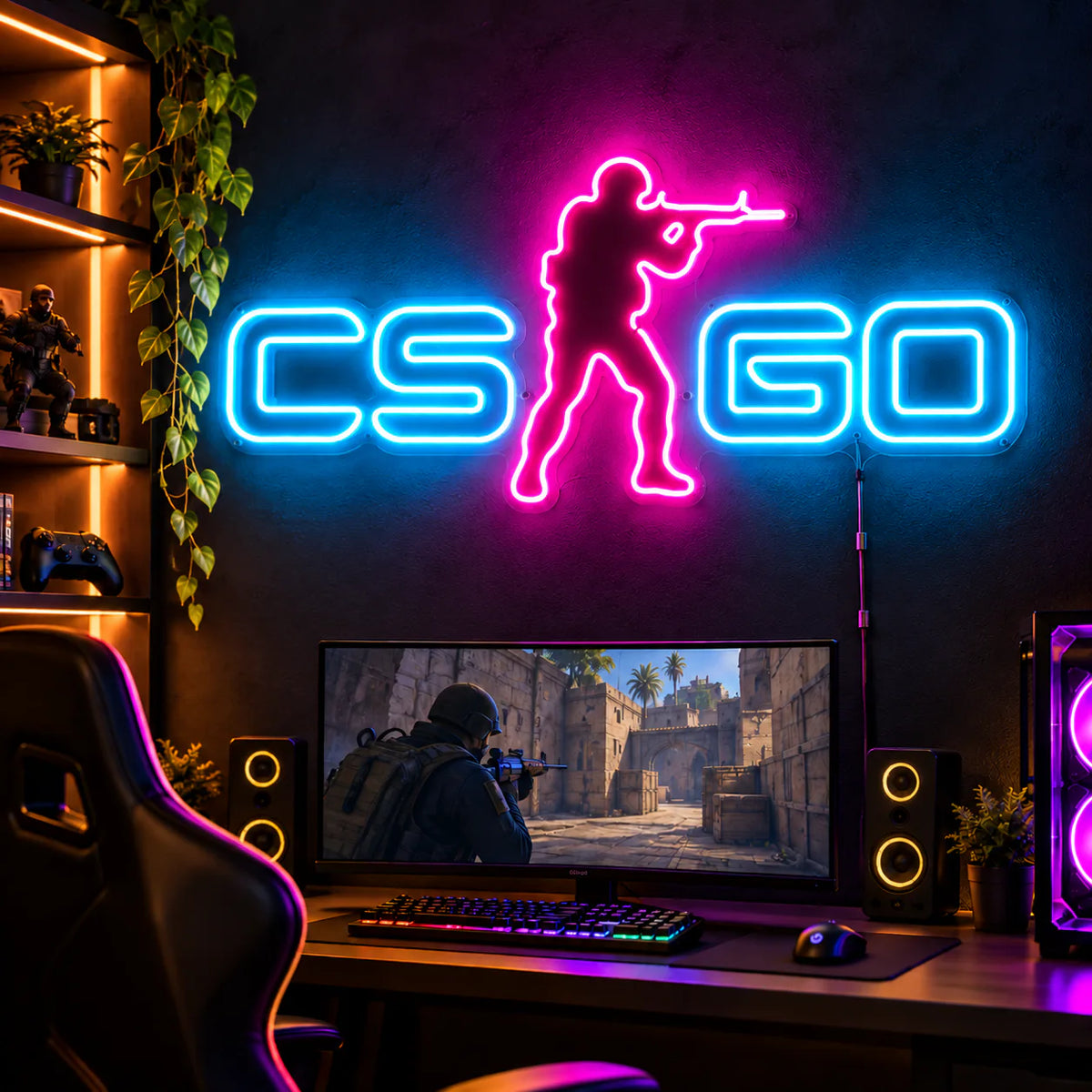 CS:GO Counter Strike Neon Sign