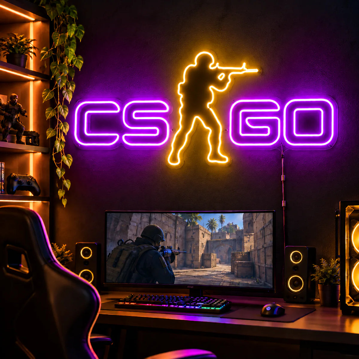 CS:GO Counter Strike Neon Sign