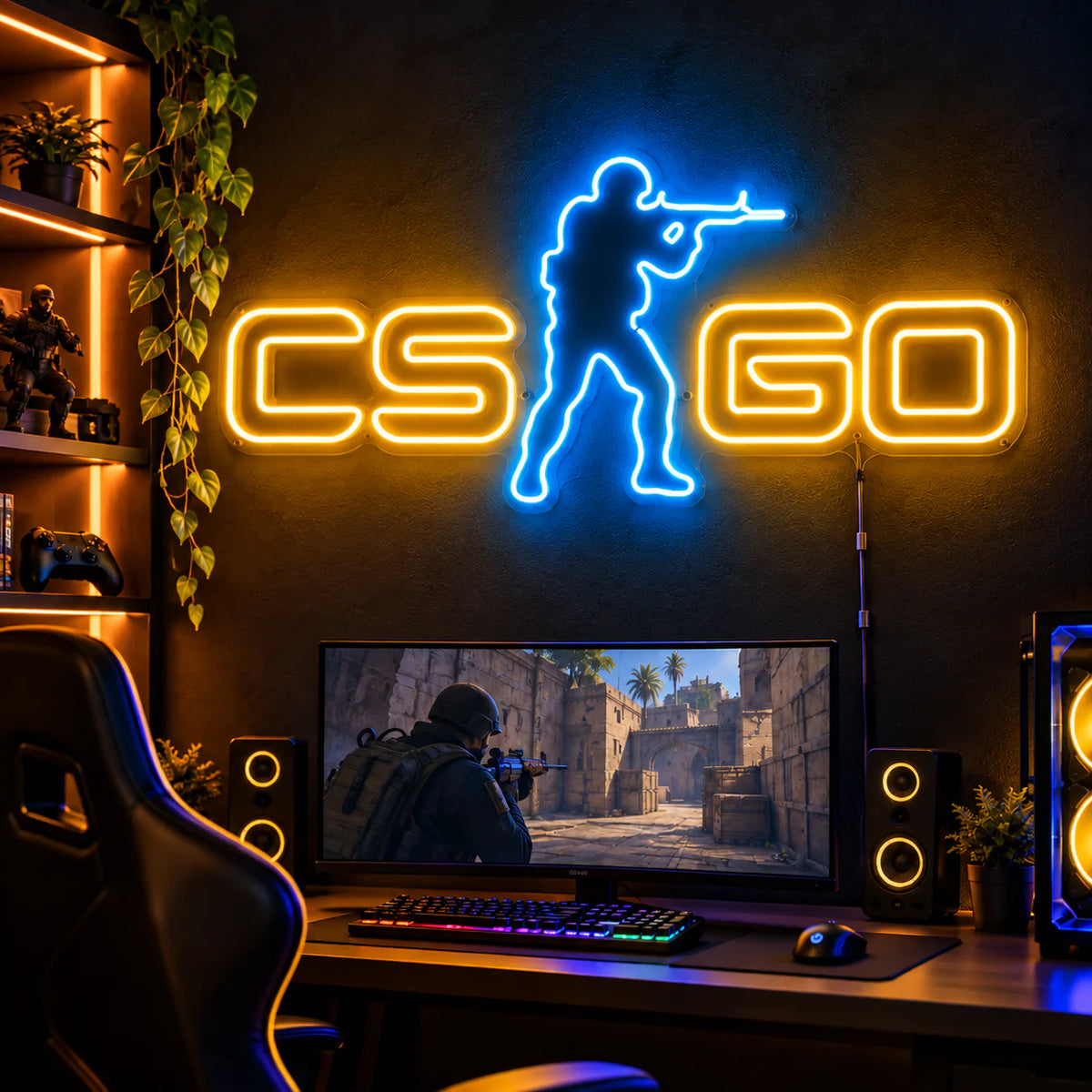 CS:GO Counter Strike Neon Sign