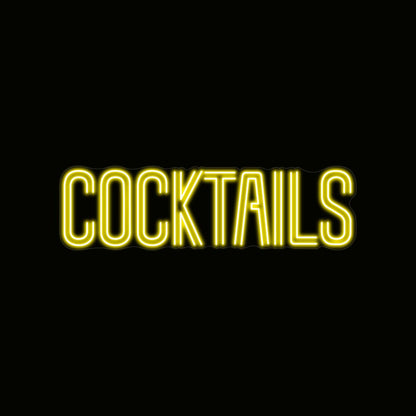 Cocktails Neon Sign Bar Led Light