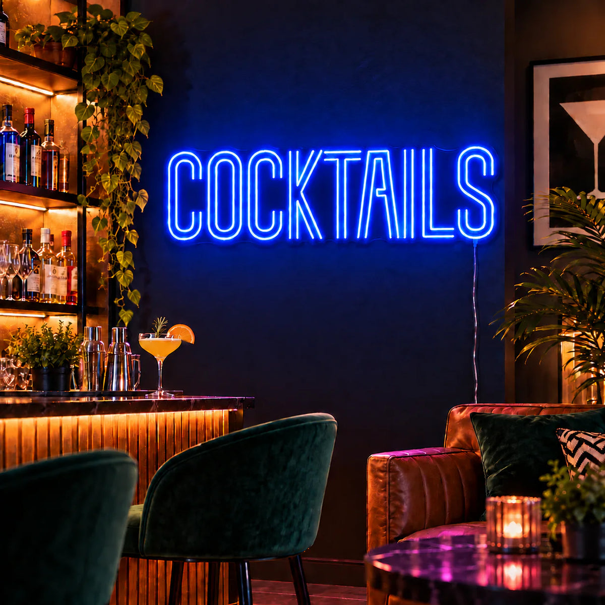 Cocktails Neon Sign