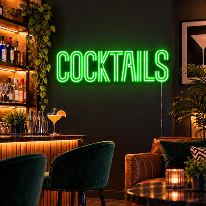 Cocktails Neon Sign