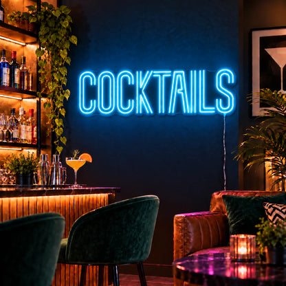 Cocktails Neon Sign