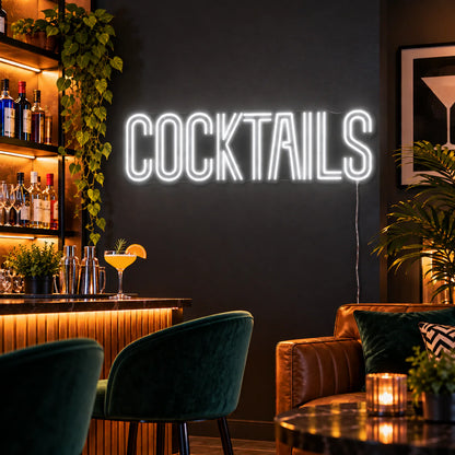 Cocktails Neon Sign