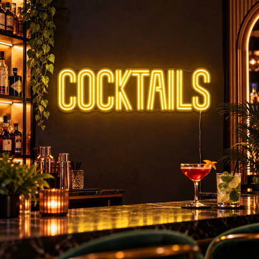 Cocktails Neon Sign