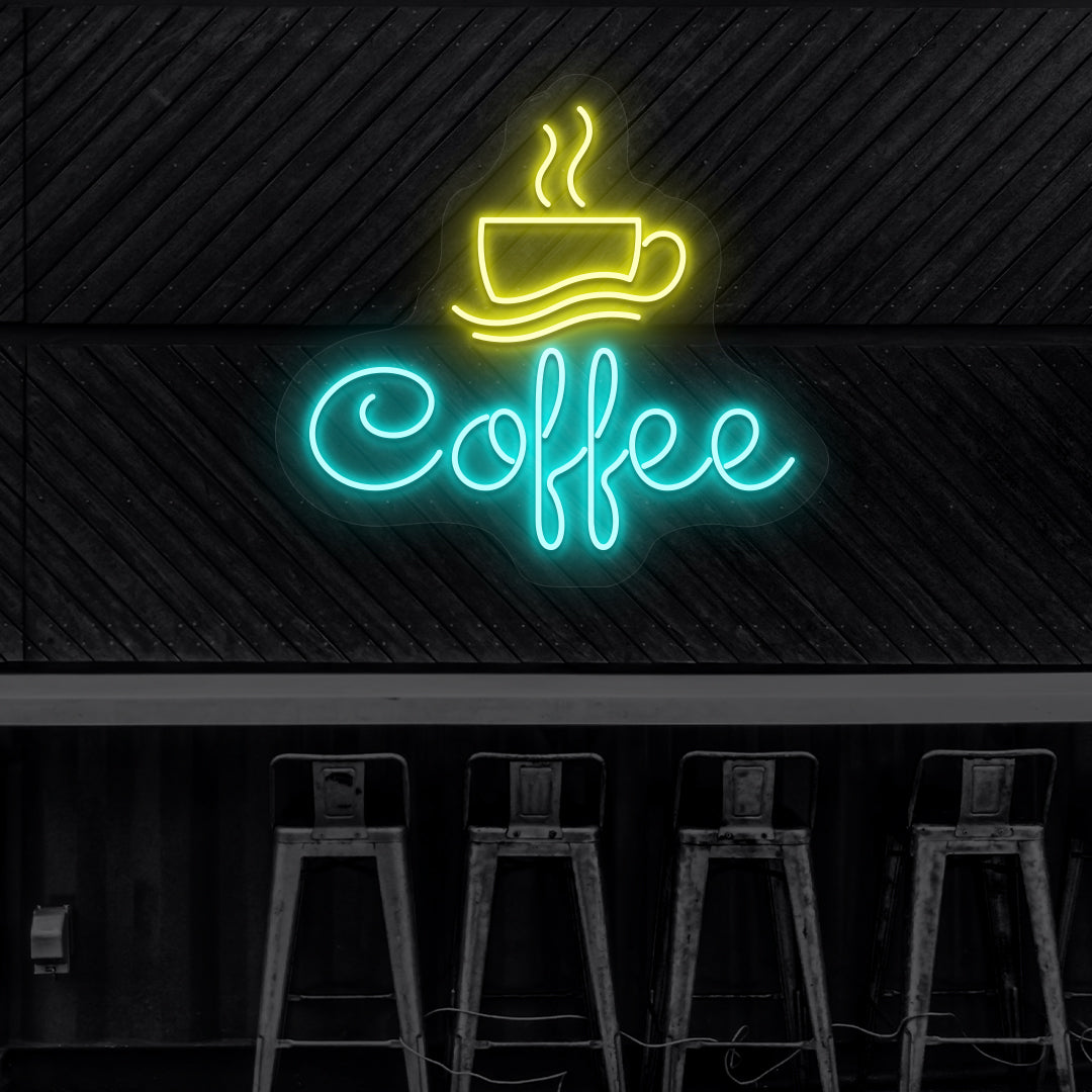 Coffee Cup Neon Sign