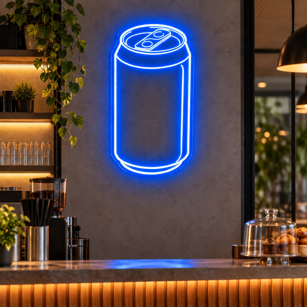 Cold Drink Can Neon Sign