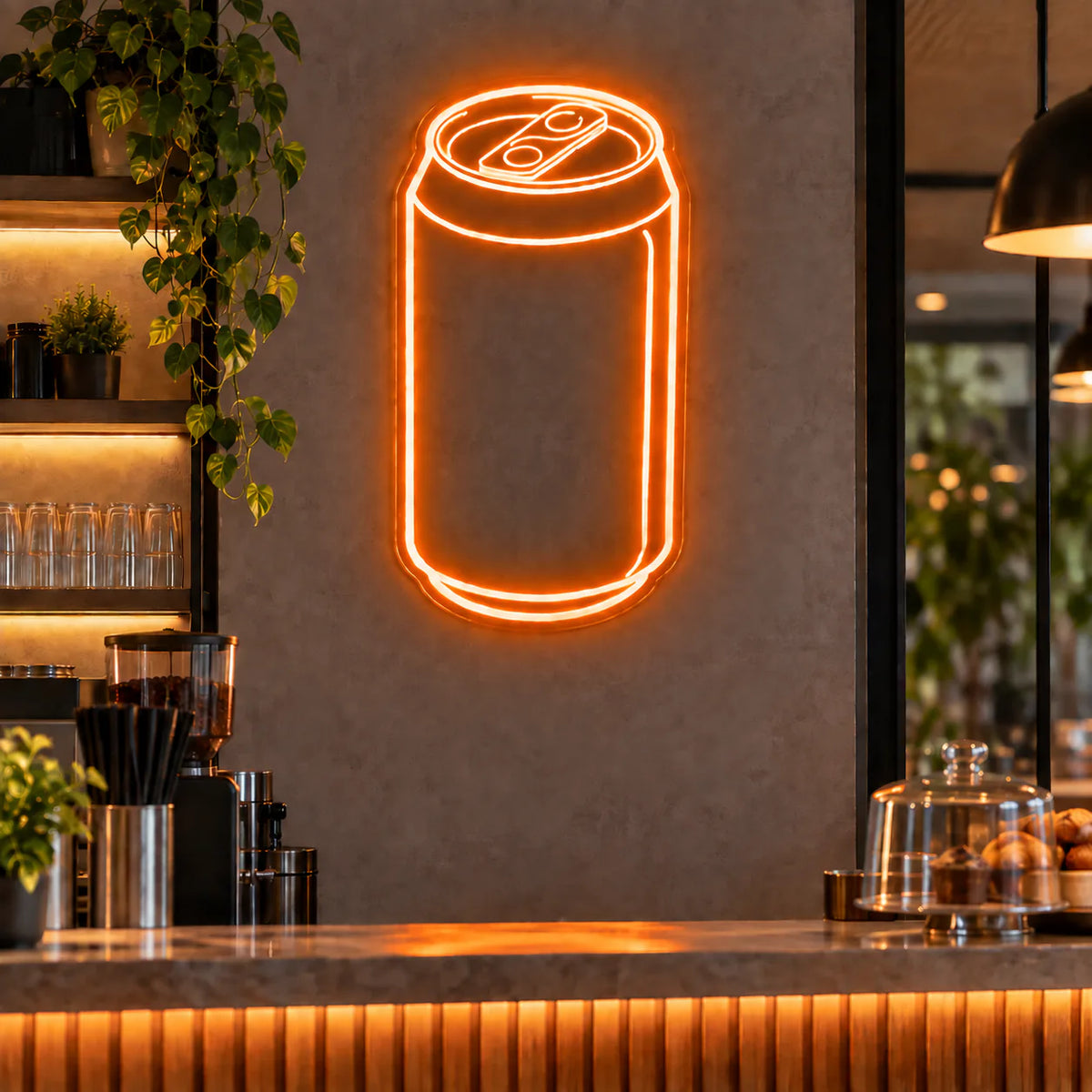 Cold Drink Can Neon Sign