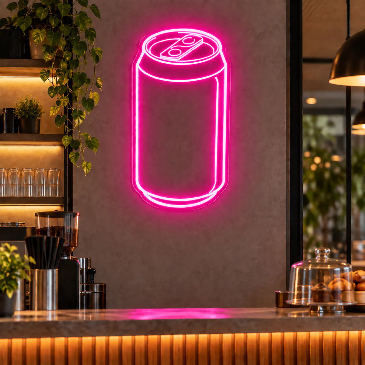 Cold Drink Can Neon Sign