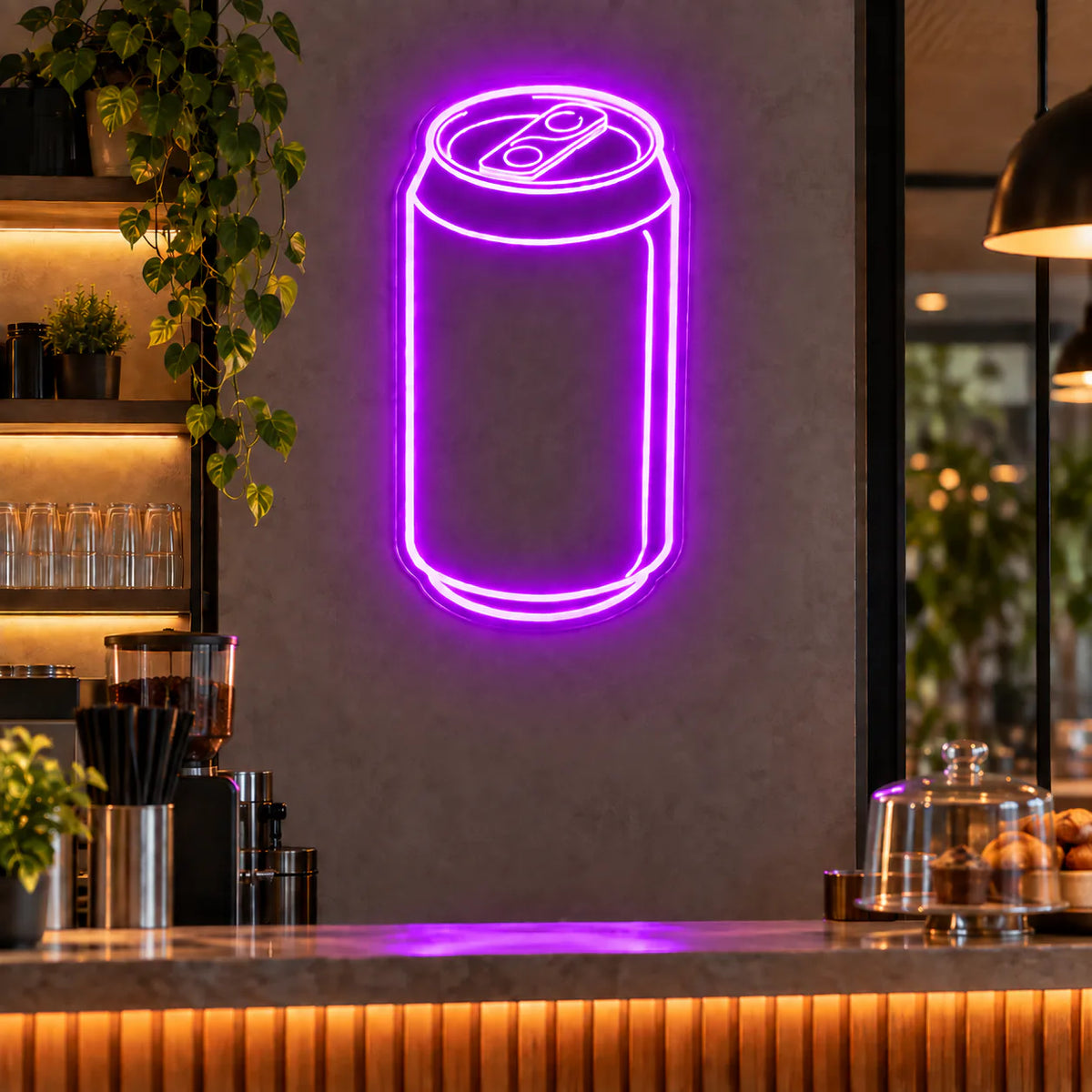 Cold Drink Can Neon Sign