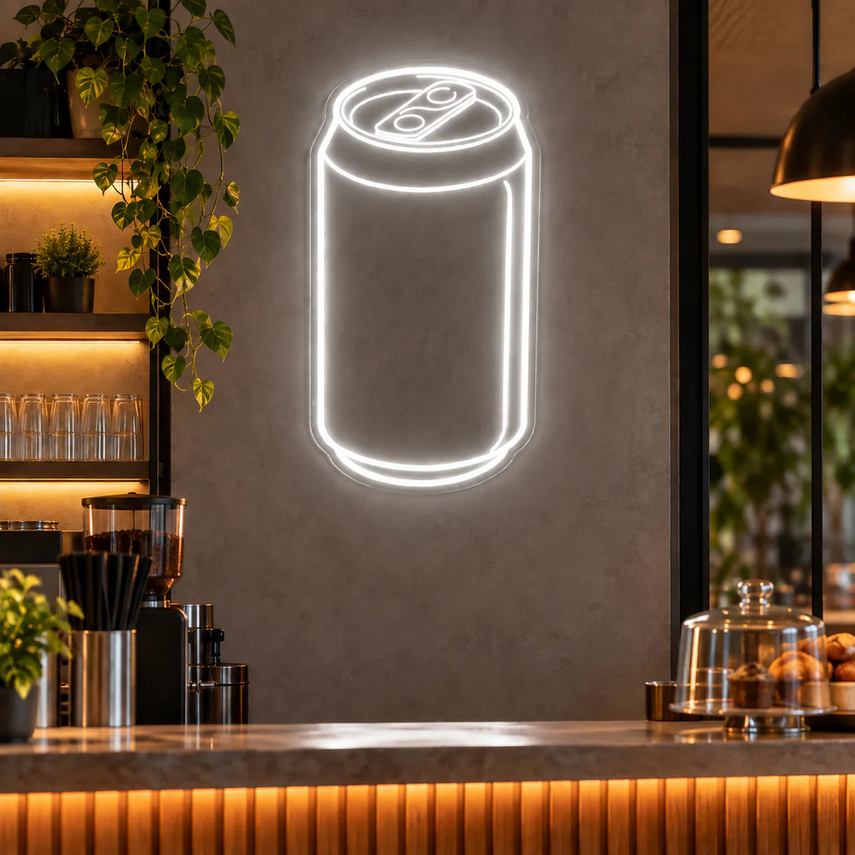 Cold Drink Can Neon Sign
