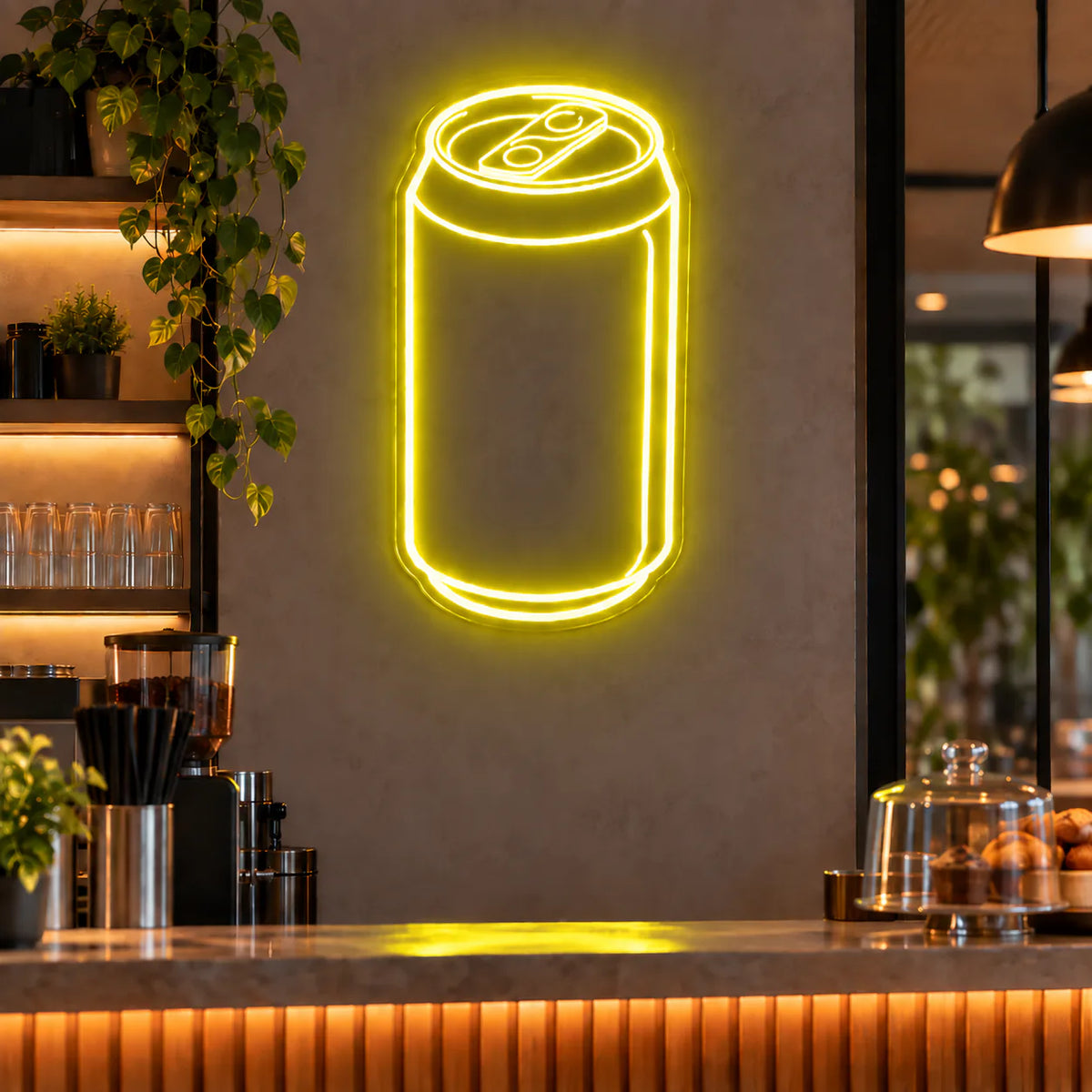 Cold Drink Can Neon Sign