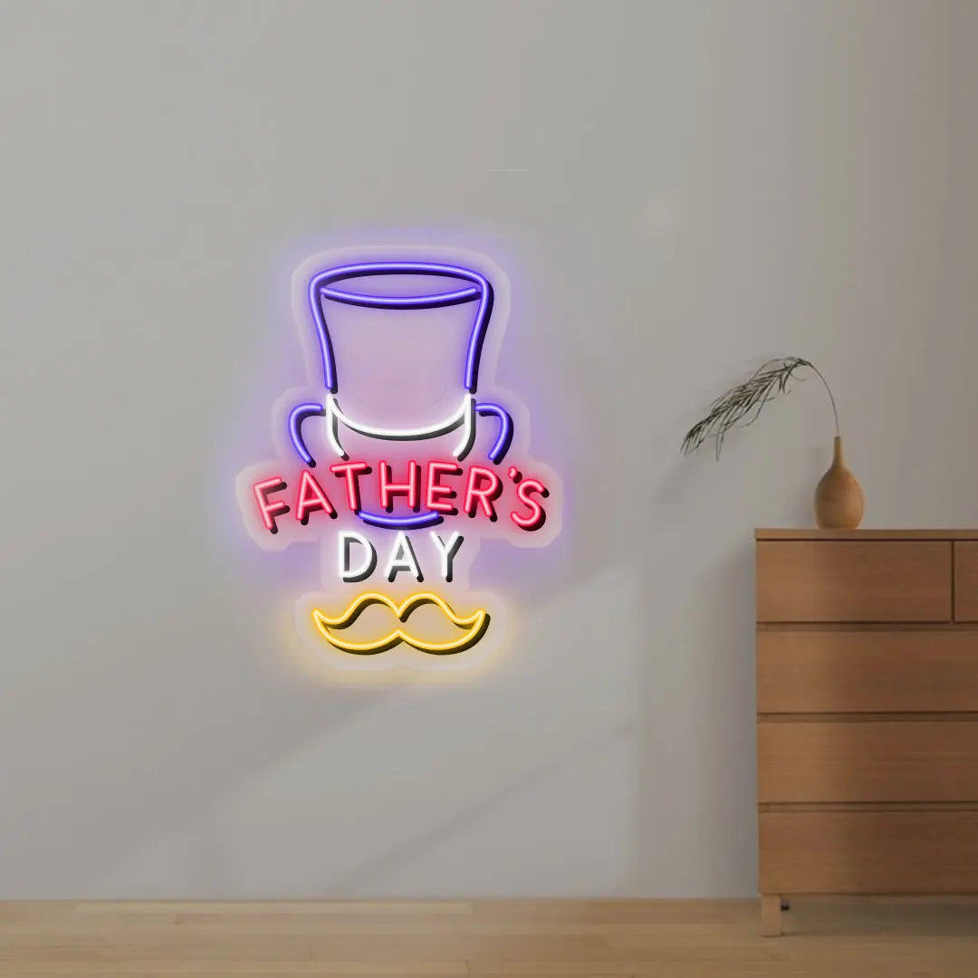 Happydad Led Father's Day Neon LED Light - Buy Online at Sparky Neon