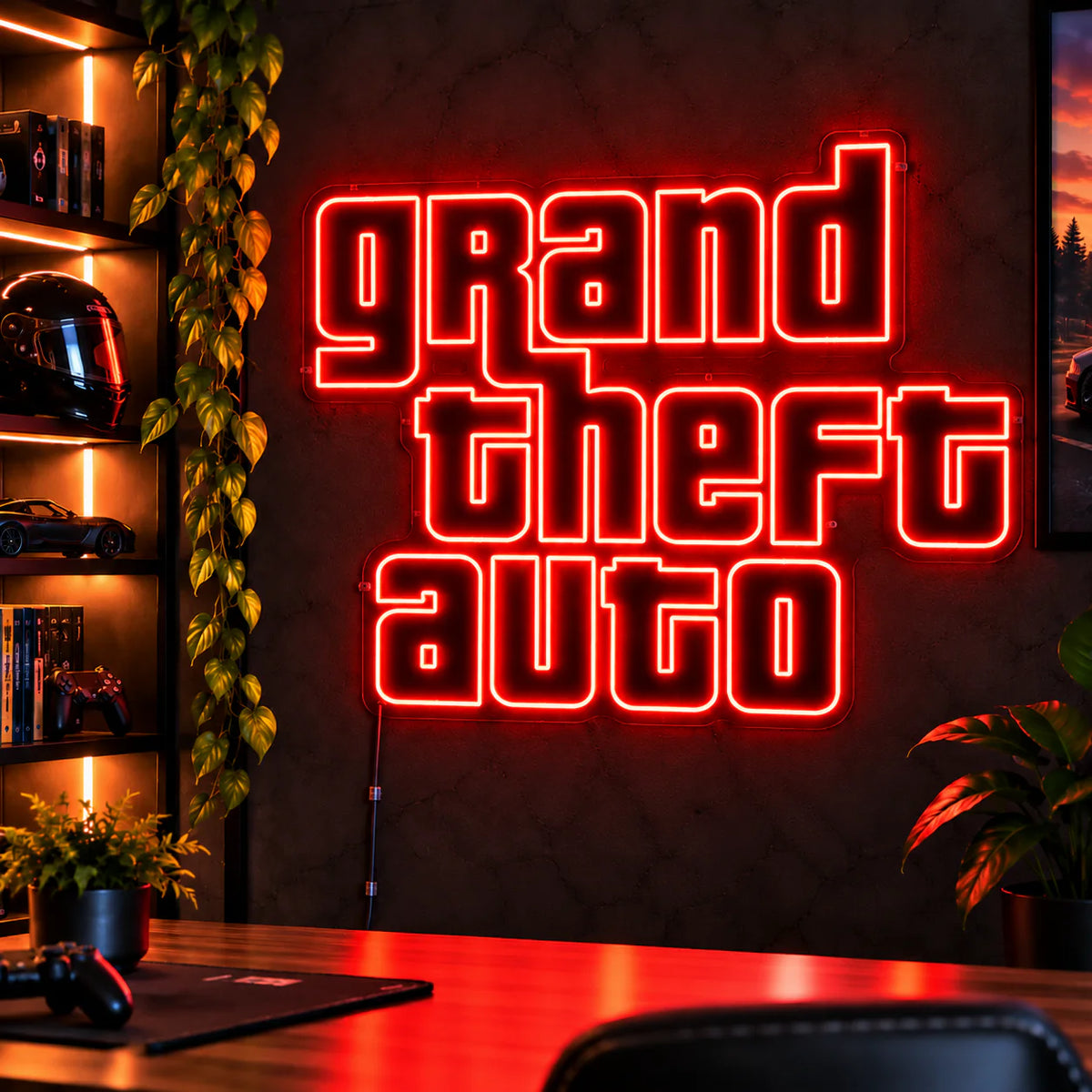 Grand Theft Auto (GTA) Neon Sign
