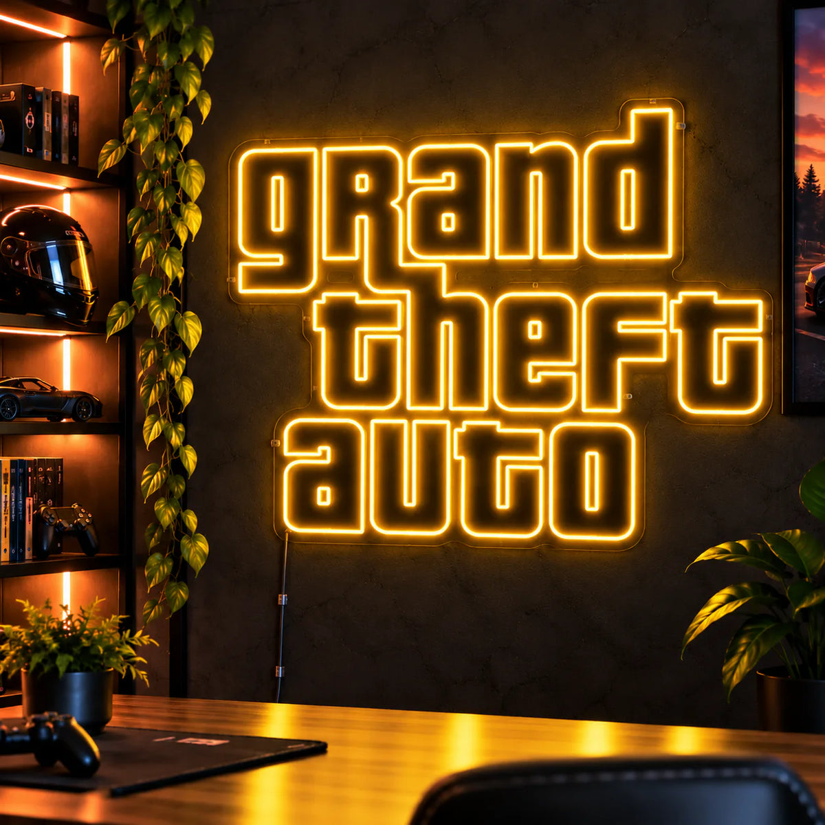 Grand Theft Auto (GTA) Neon Sign