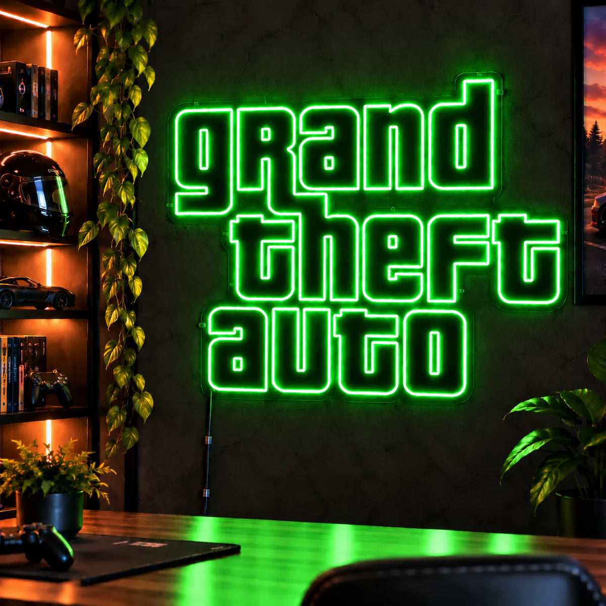 Grand Theft Auto (GTA) Neon Sign