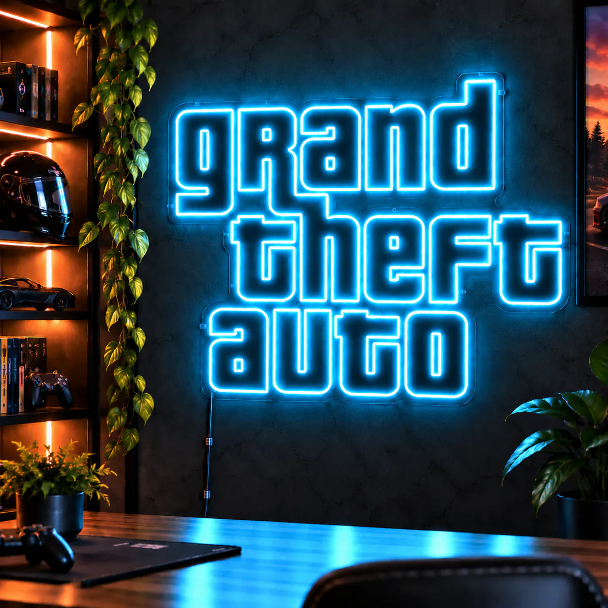 Grand Theft Auto (GTA) Neon Sign