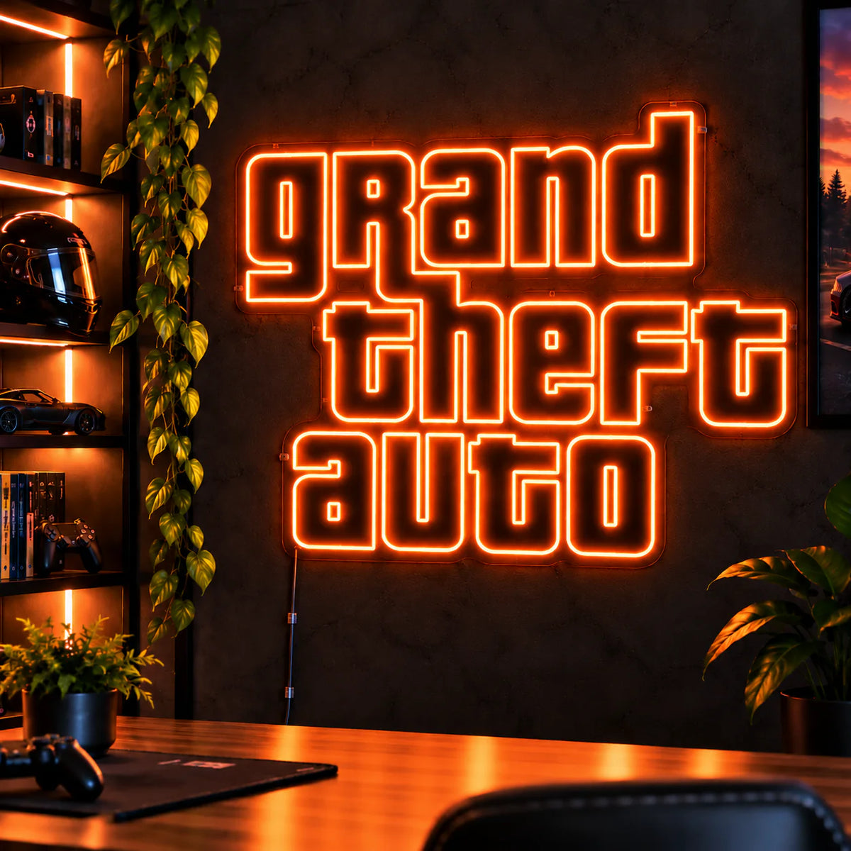 Grand Theft Auto (GTA) Neon Sign