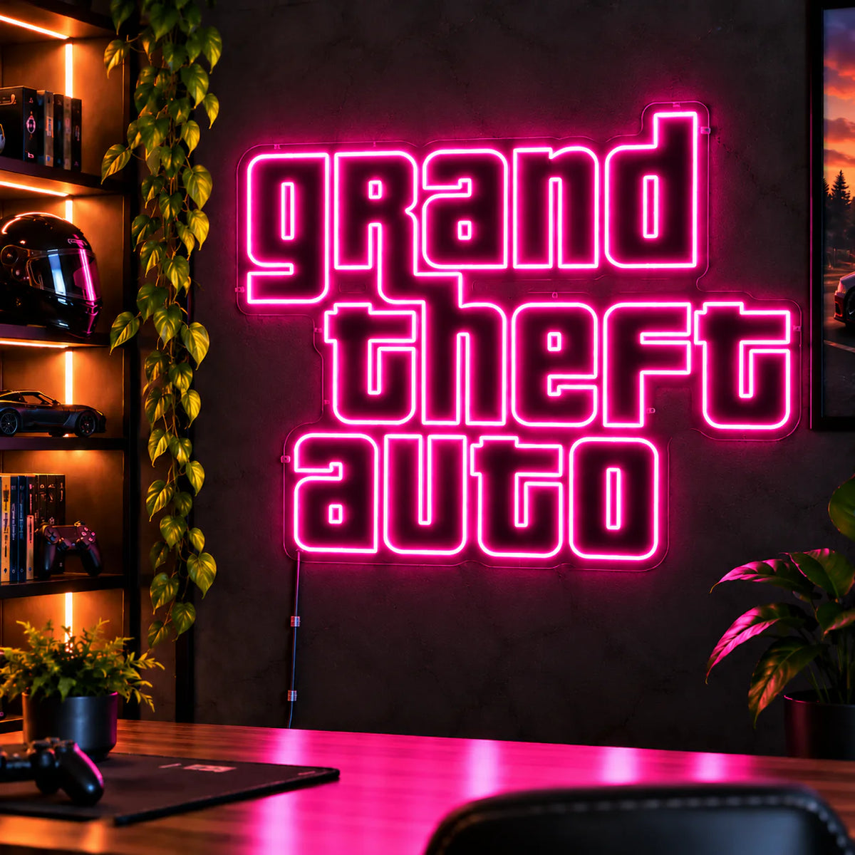 Grand Theft Auto (GTA) Neon Sign