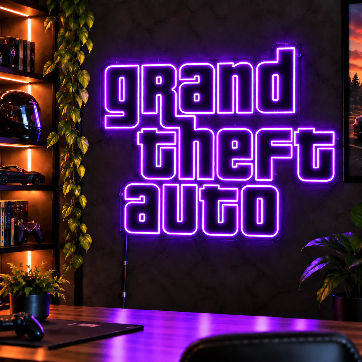 Grand Theft Auto (GTA) Neon Sign