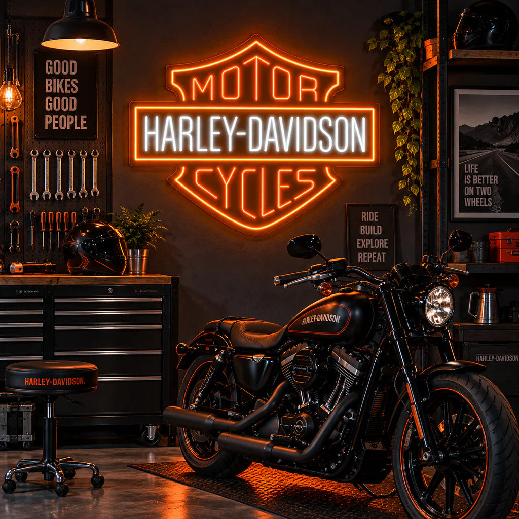 Harley Davidson Neon Sign
