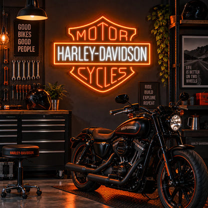 Harley Davidson Neon Sign