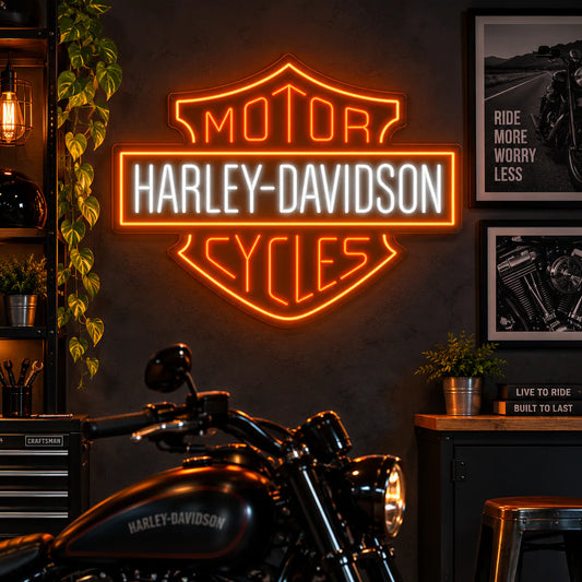 Harley Davidson Neon Sign