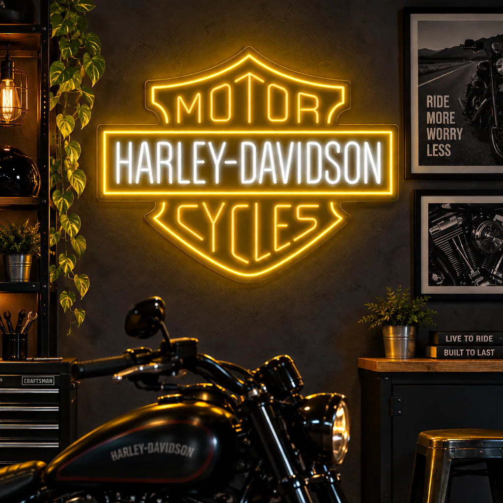 Harley Davidson Neon Sign