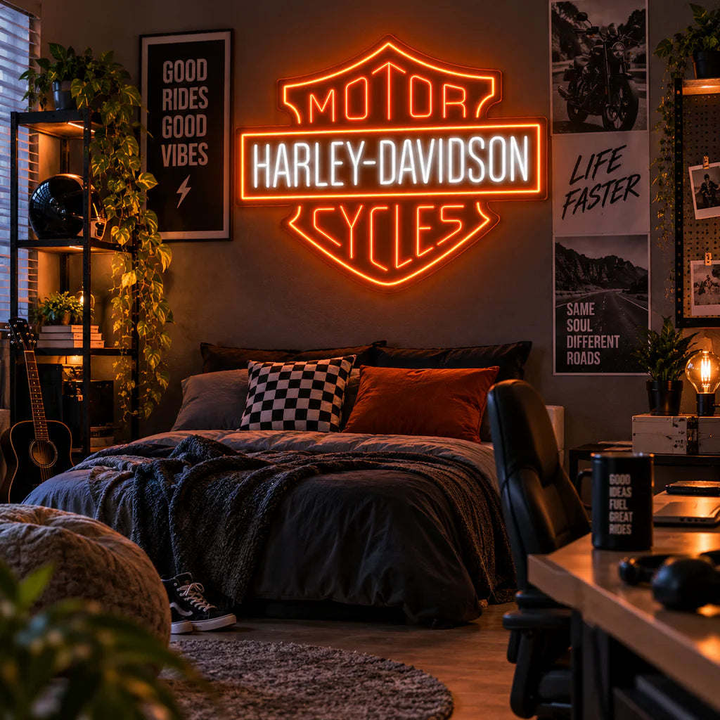Harley Davidson Neon Sign