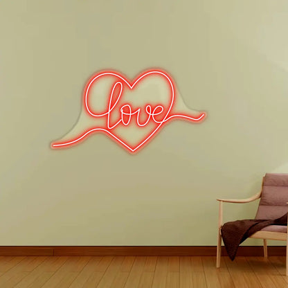Heart Light Up Sign Neon Sign