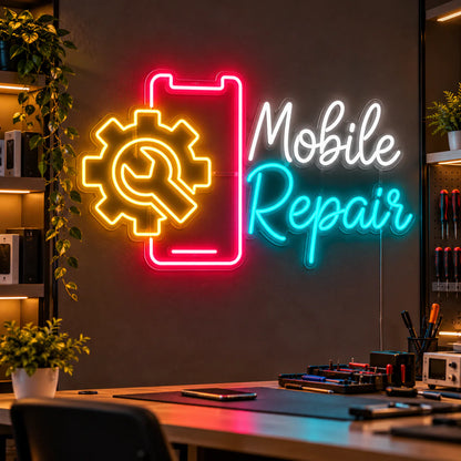 Mobile Repair Neon Sign