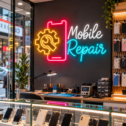 Mobile Repair Neon Sign