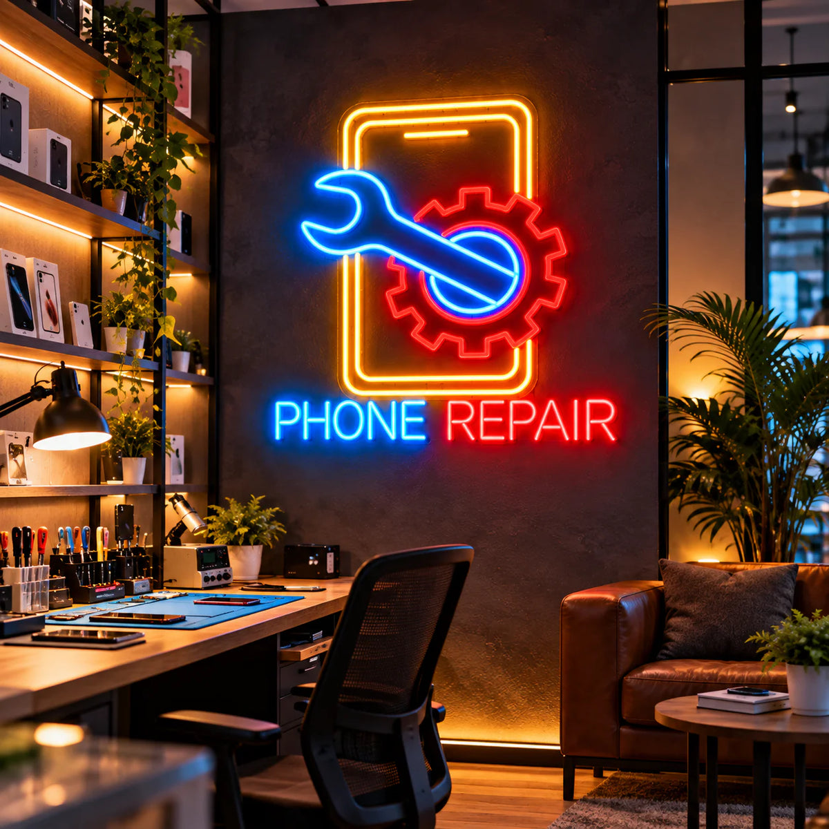 Phone Repair Neon Sign