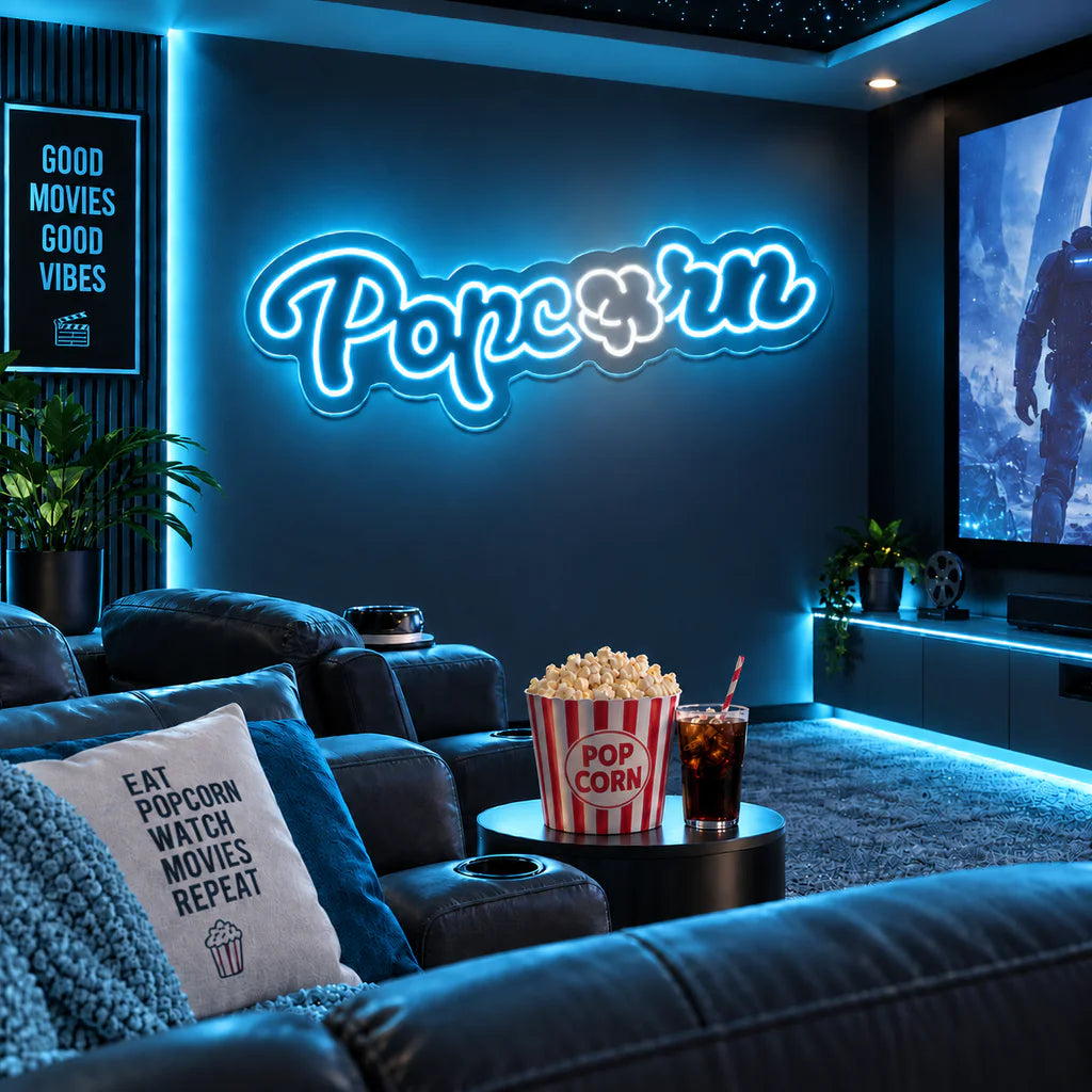 Popcorn Neon Sign