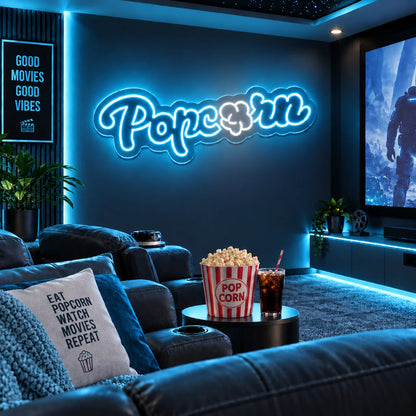 Popcorn Neon Sign